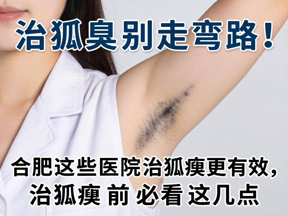 治狐臭别走弯路！合肥这些医院治狐臭更有效，治狐臭前必看这几点