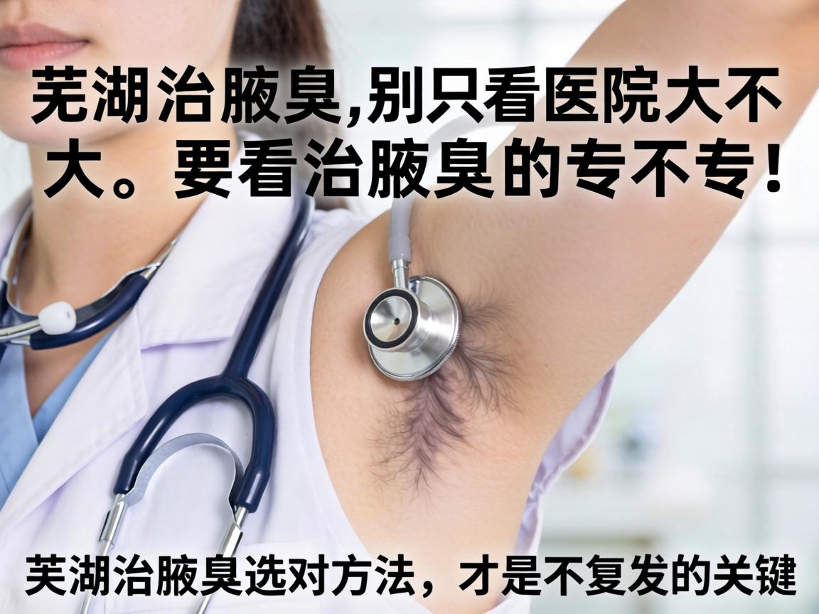 芜湖治腋臭，别只看医院大不大，要看治腋臭的专不专！芜湖治腋臭选对方法，才是不复发的关键