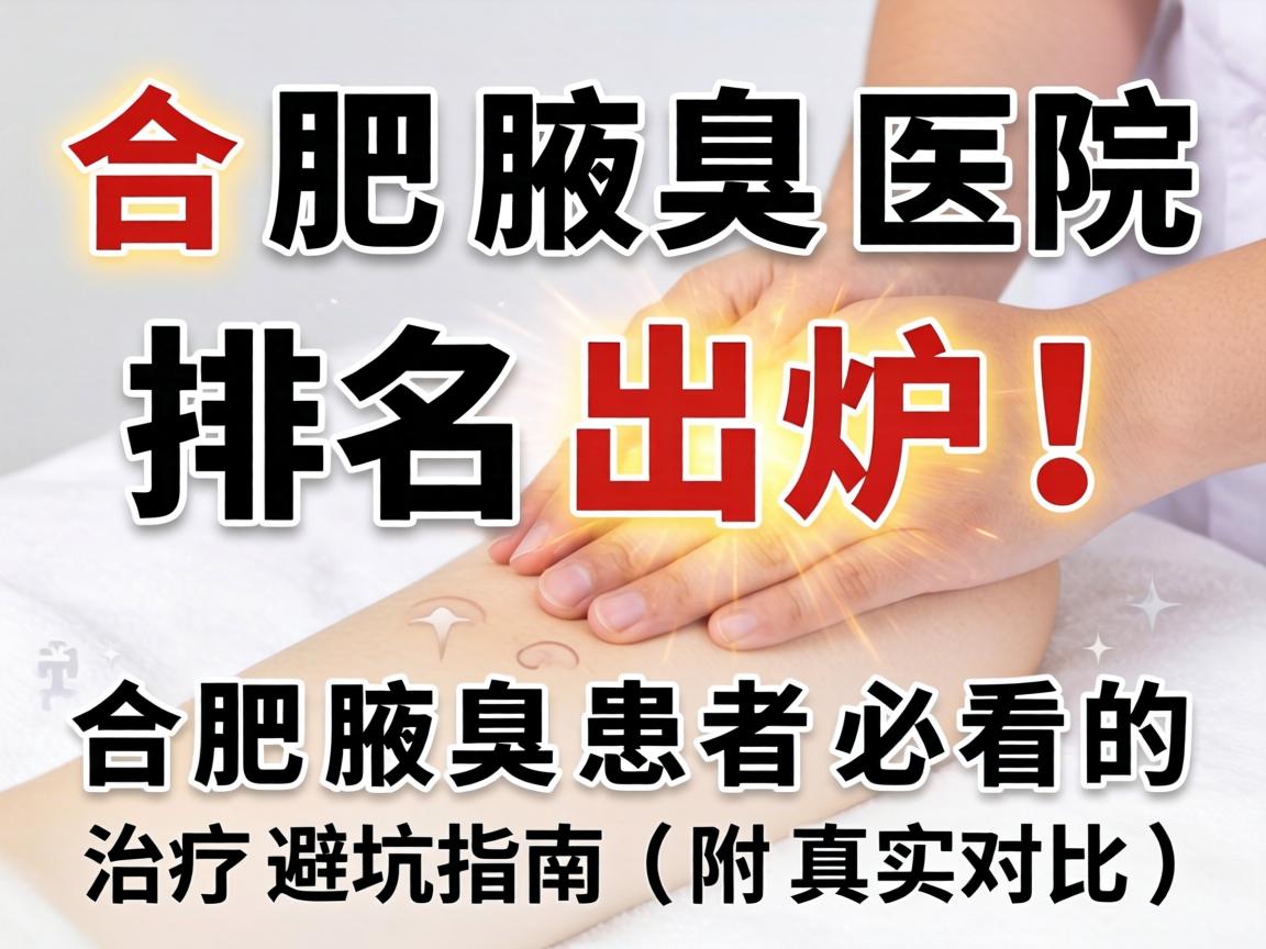 合肥腋臭医院排名出炉!合肥腋臭患者必看的治疗避坑指南(附真实对比) 合肥腋臭医院排名出炉!合肥腋臭患者必看的治疗避坑指南(附真实对比)