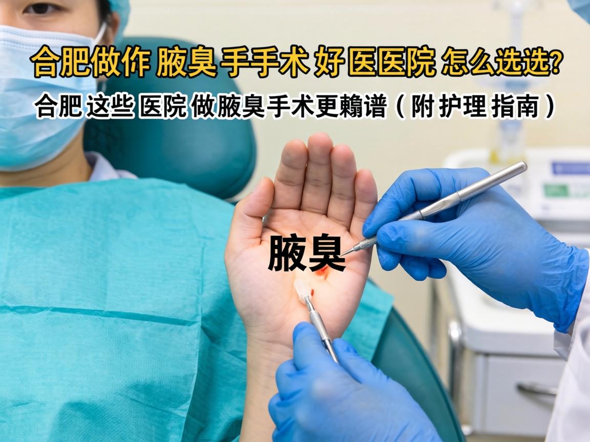 合肥做腋臭手术好医院怎么选?合肥这些医院做腋臭手术更靠谱(附护理指南) 合肥做腋臭手术好医院怎么选?合肥这些医院做腋臭手术更靠谱(附护理指南)