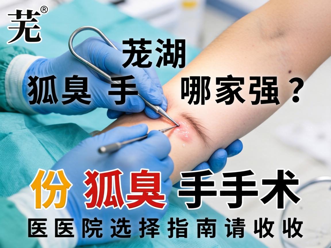 芜湖狐臭手术哪家强？这份狐臭手术医院选择指南请收好