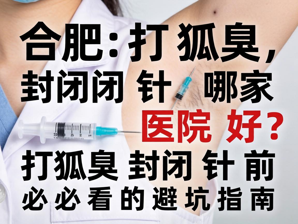合肥打狐臭封闭针哪家医院好?打狐臭封闭针前必看的避坑指南 合肥打狐臭封闭针哪家医院好?打狐臭封闭针前必看的避坑指南