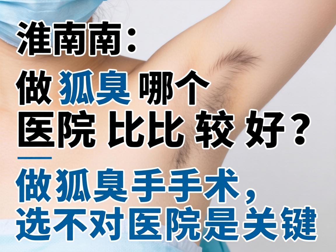 淮南做狐臭哪个医院比较好?做狐臭手术,选对医院是关键 淮南做狐臭哪个医院比较好?做狐臭手术,选对医院是关键