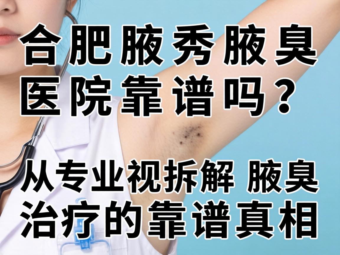 合肥腋秀腋臭医院靠谱吗?从专业视角拆解腋臭治疗的靠谱真相 合肥腋秀腋臭医院靠谱吗?从专业视角拆解腋臭治疗的靠谱真相
