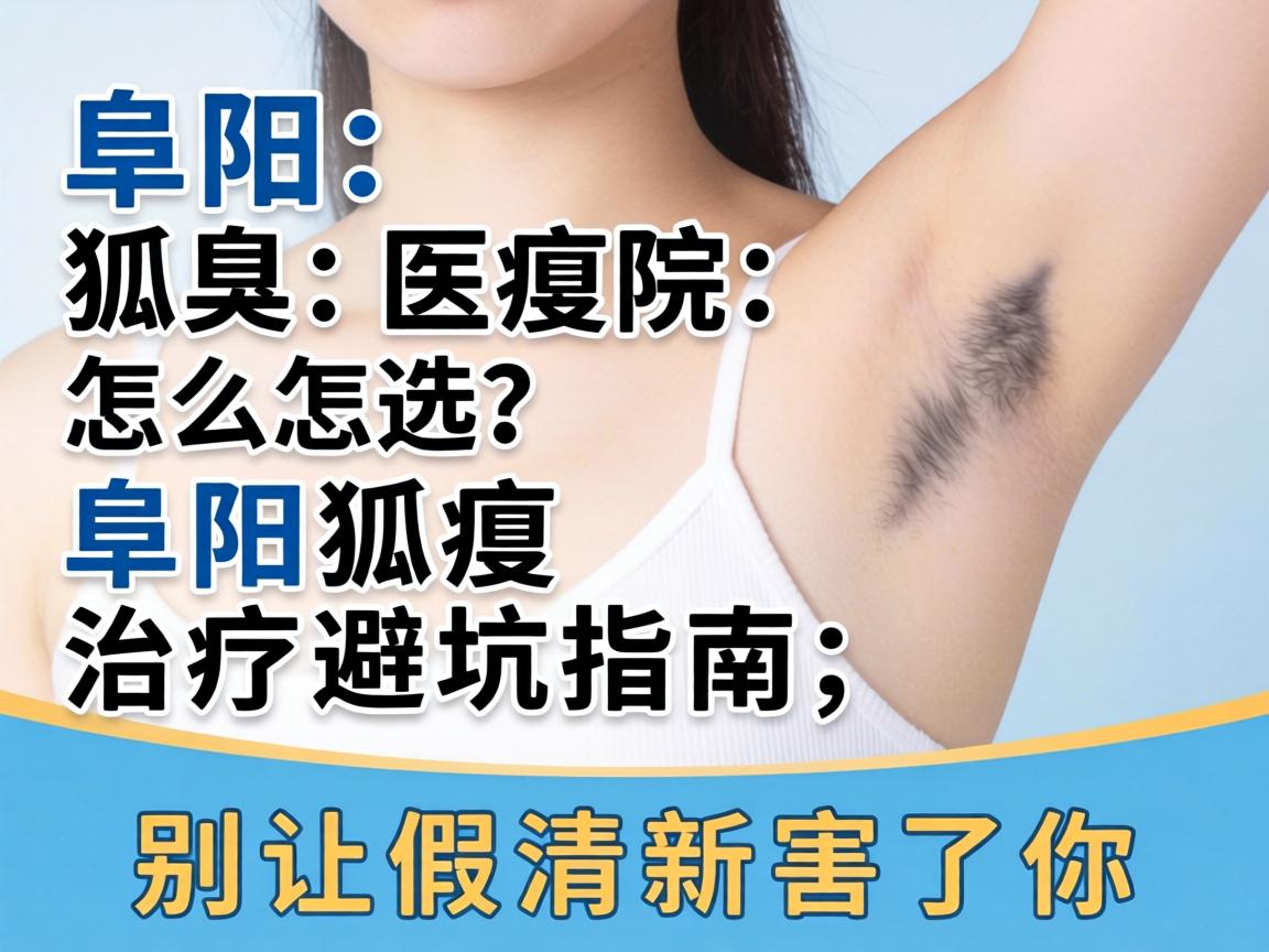阜阳狐臭医院怎么选？阜阳狐臭治疗避坑指南，别让假清新害了你