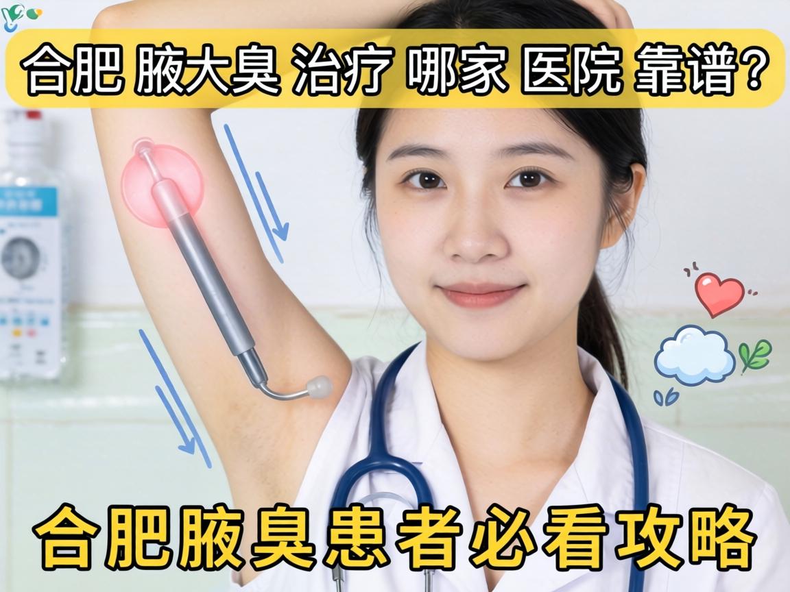 合肥腋臭治疗哪家医院靠谱？合肥腋臭患者必看攻略