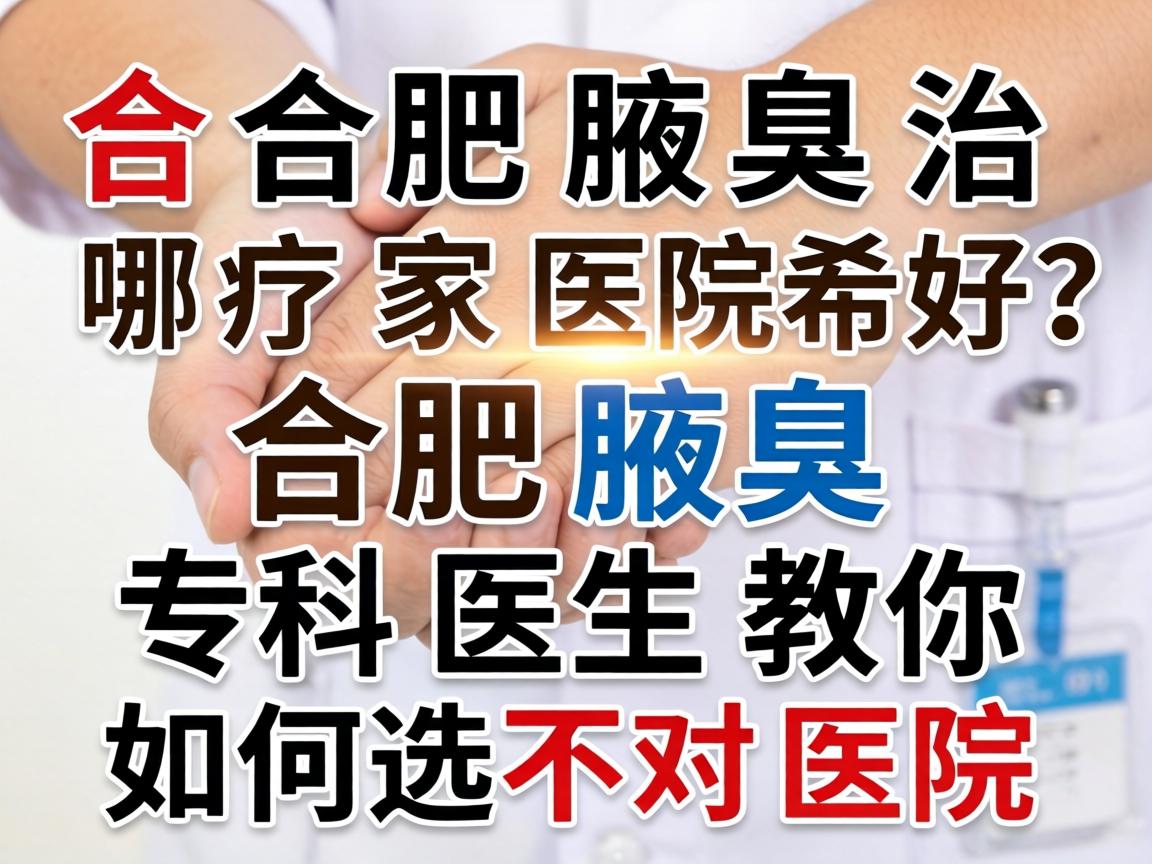 合肥腋臭治疗哪家医院好?合肥腋臭专科医生教你如何选对医院 合肥腋臭治疗哪家医院好?合肥腋臭专科医生教你如何选对医院