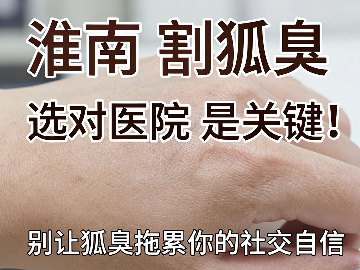淮南割狐臭,选对医院是关键,别让狐臭拖累你的社交自信 淮南割狐臭,选对医院是关键,别让狐臭拖累你的社交自信