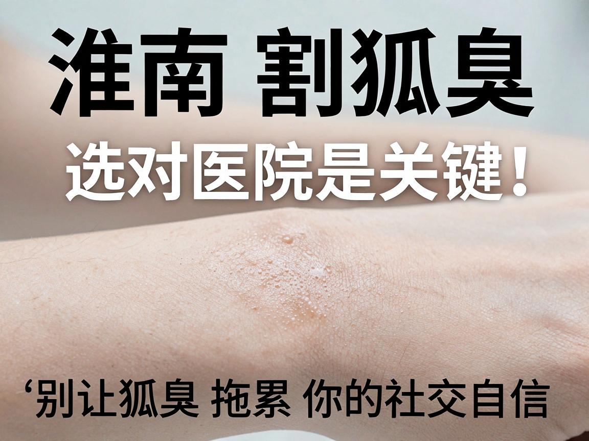 淮南割狐臭,选对医院是关键,别让狐臭拖累你的社交自信 淮南割狐臭,选对医院是关键,别让狐臭拖累你的社交自信