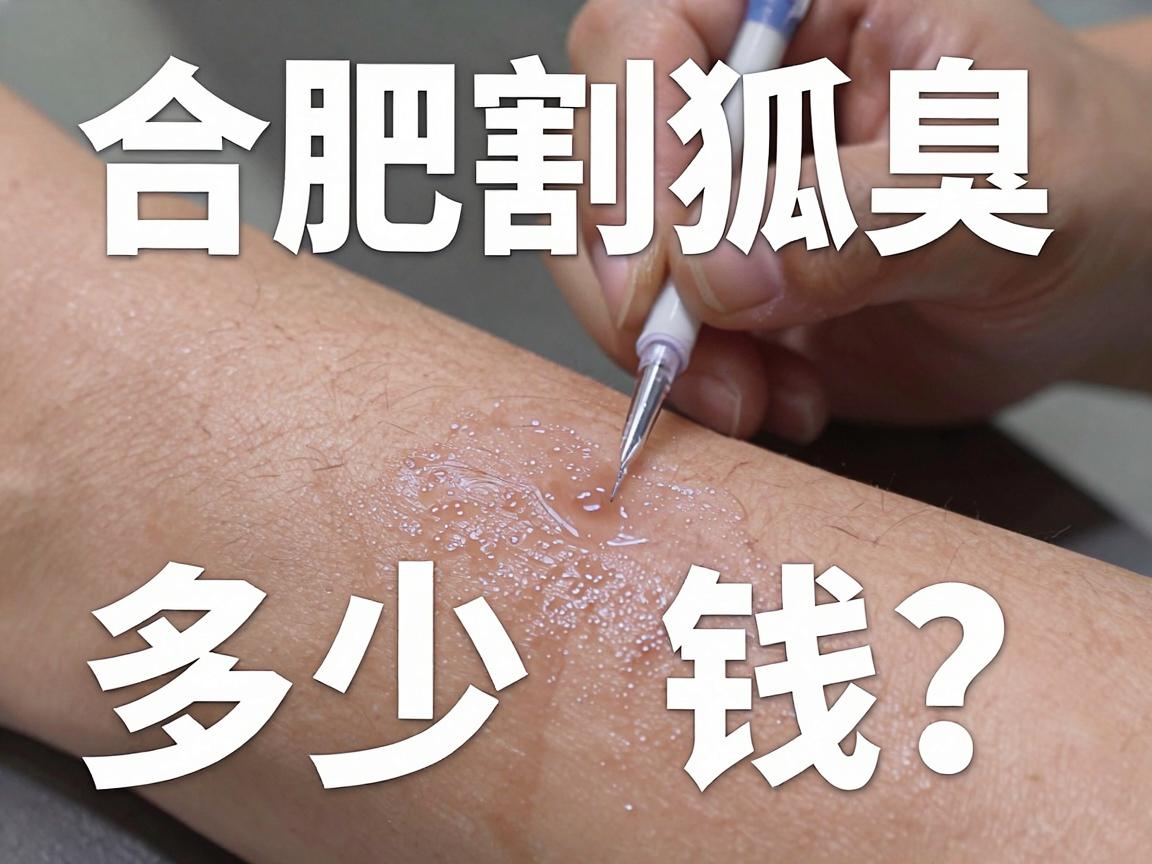 合肥割狐臭手术多少钱？一文讲清割狐臭手术费用明细与避坑指南
