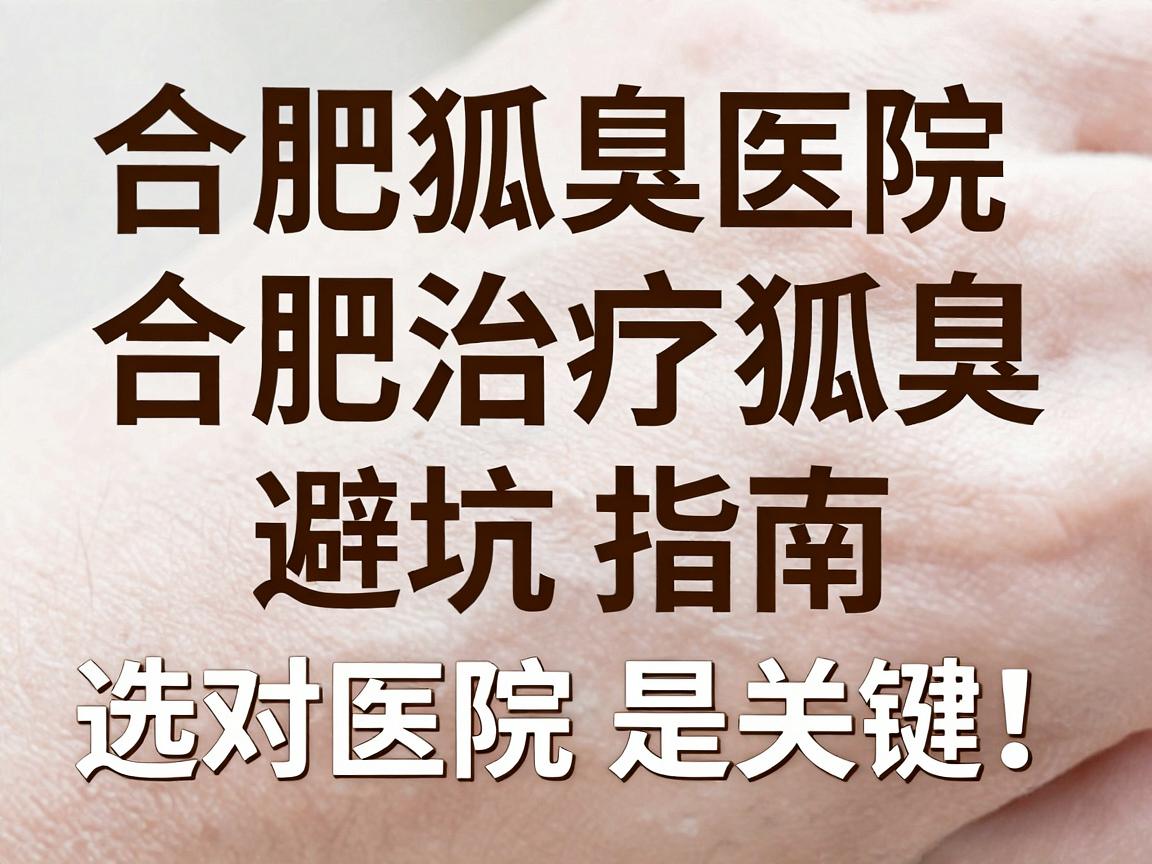 合肥治疗狐臭,选对医院是关键!合肥狐臭医院避坑指南 合肥治疗狐臭,选对医院是关键!合肥狐臭医院避坑指南