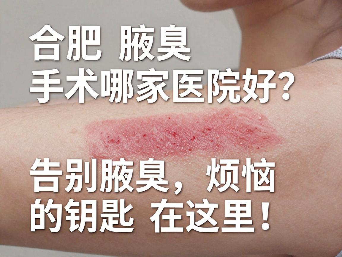 合肥腋臭手术哪家医院好?选对医院,告别腋臭烦恼的钥匙在这里! 合肥腋臭手术哪家医院好?选对医院,告别腋臭烦恼的钥匙在这里!