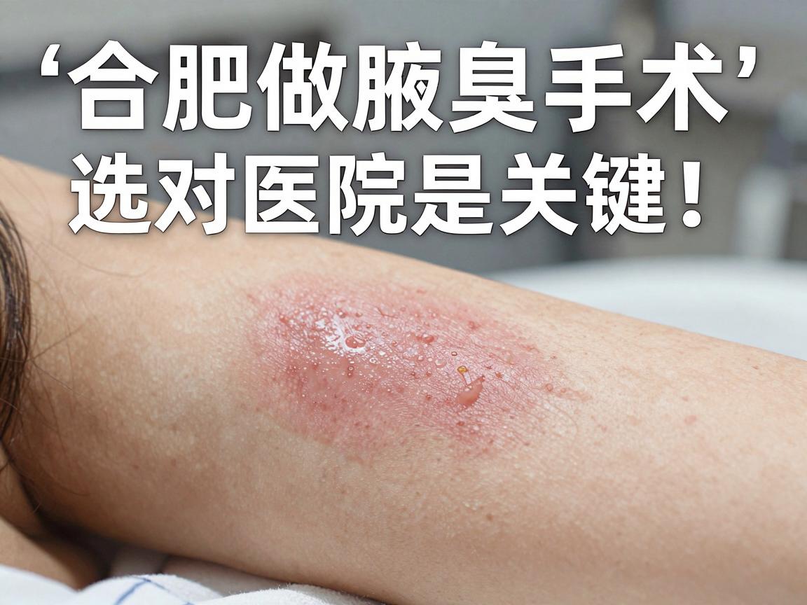 合肥做腋臭手术,选对医院是关键!腋臭治疗医院怎么挑? 合肥做腋臭手术,选对医院是关键!腋臭治疗医院怎么挑?