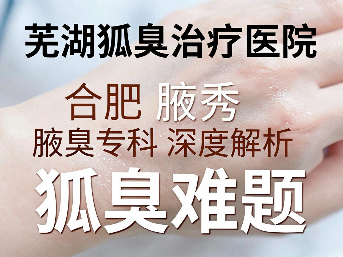 芜湖狐臭治疗医院指南｜合肥腋秀腋臭专科深度解析狐臭难题