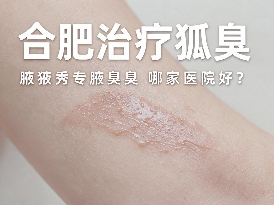 合肥治疗狐臭哪家医院好？合肥腋秀腋臭专科告诉你，根治狐臭的关键在这里