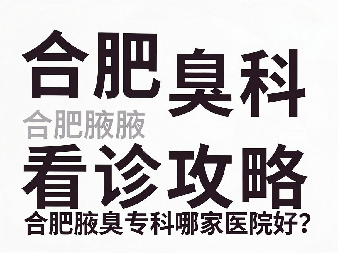 合肥腋臭科看诊攻略，合肥腋臭专科哪家医院好？合肥腋臭治疗避坑指南