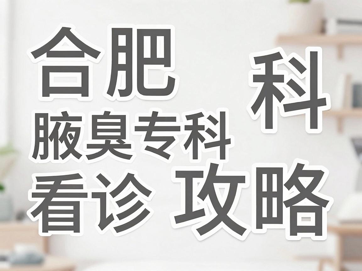 合肥腋臭科看诊攻略，合肥腋臭专科哪家医院好？合肥腋臭治疗避坑指南