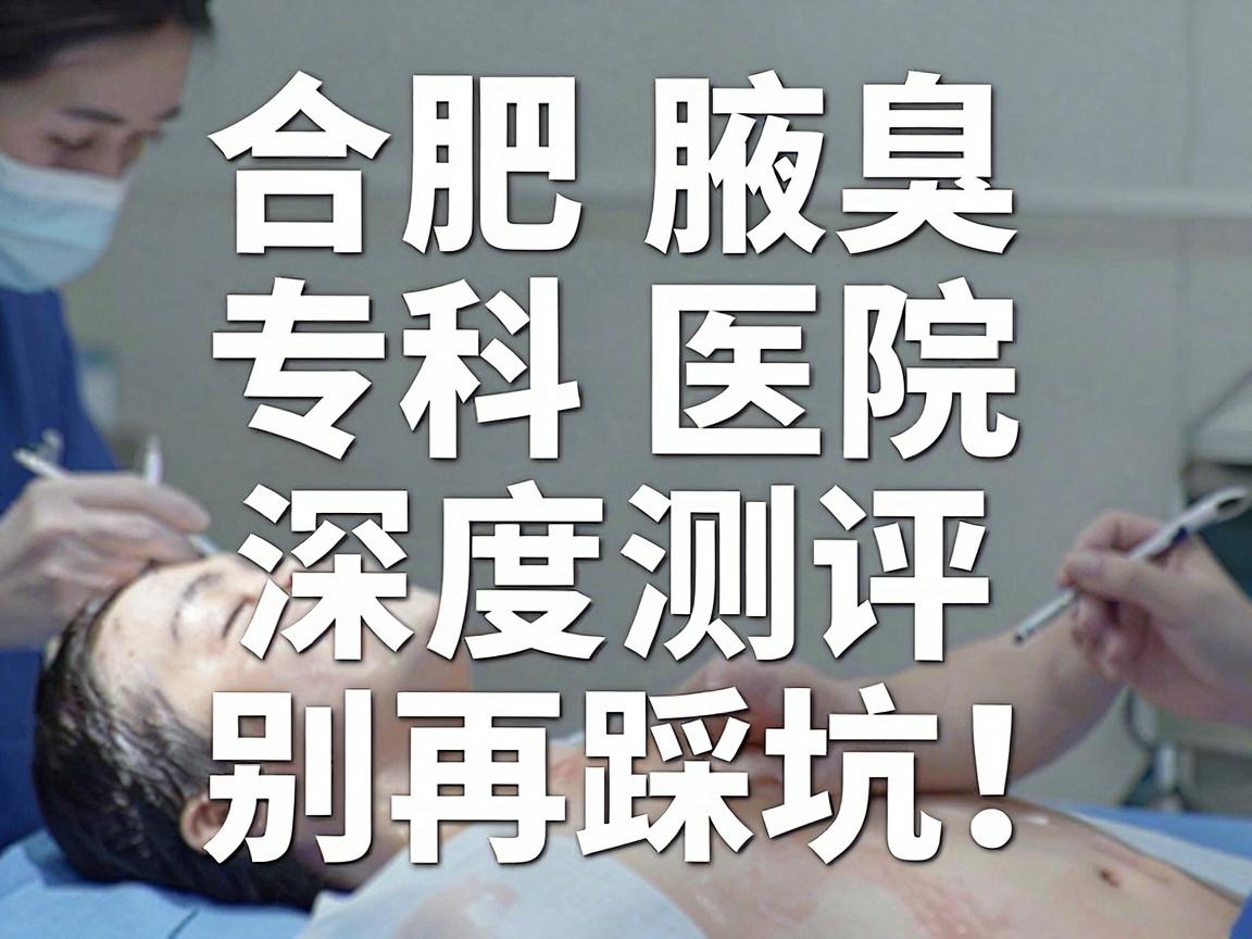 合肥除腋臭手术医院怎么选？合肥腋臭专科医院深度测评，别再踩坑！