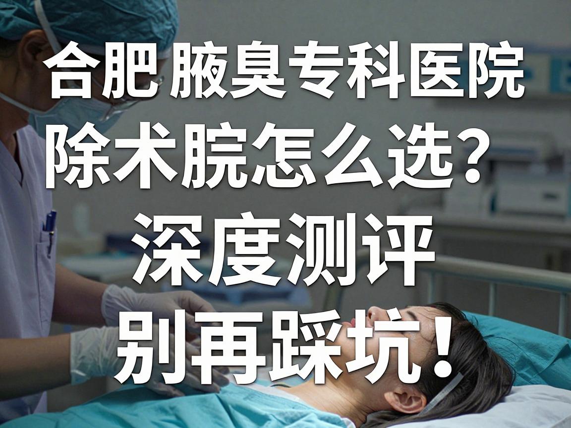 合肥除腋臭手术医院怎么选？合肥腋臭专科医院深度测评，别再踩坑！