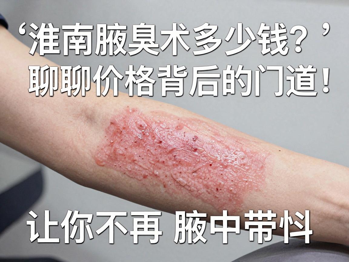 淮南腋臭手术多少钱？聊聊价格背后的门道，让你不再腋中带惑