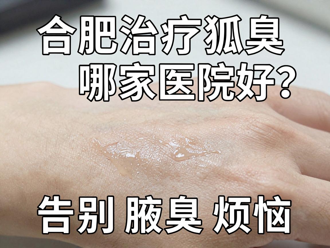 合肥治疗狐臭哪家医院好？选对医院，告别腋臭烦恼