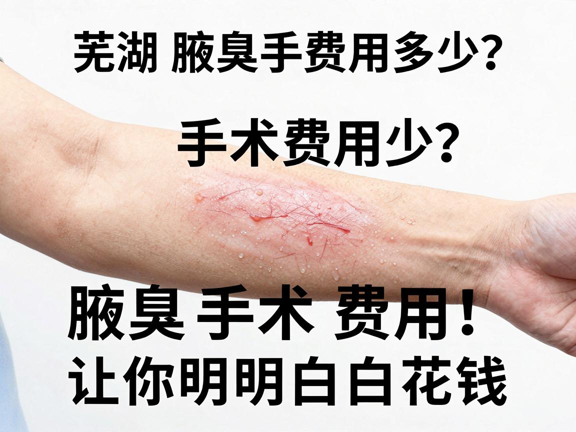 芜湖腋臭手术费用多少？全面拆解腋臭手术费用构成，让你明明白白花钱