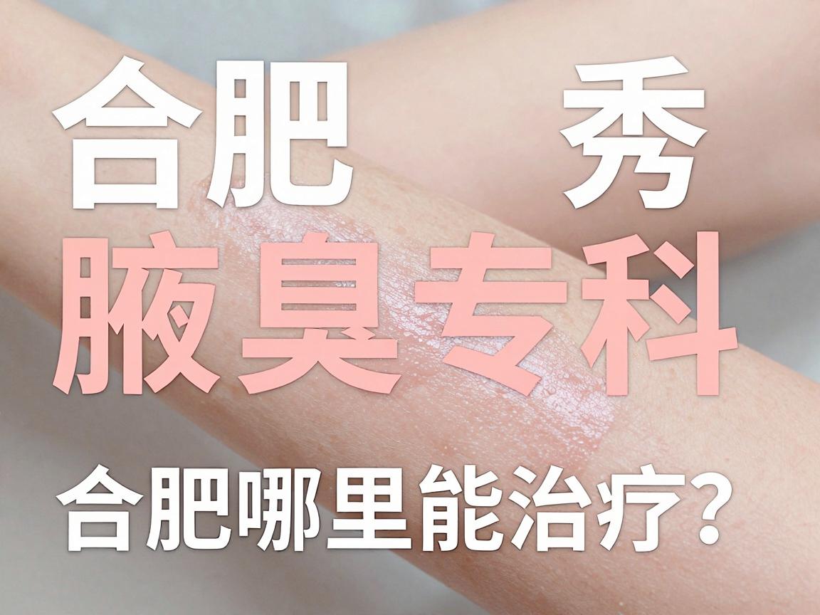合肥腋秀腋臭专科，狐臭在合肥哪里能治疗？这份就医指南直击核心