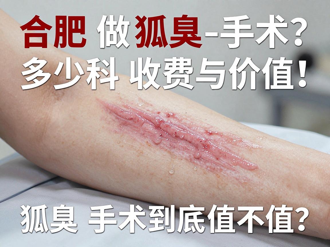 合肥做狐臭手术多少钱？揭秘合肥腋秀腋臭专科收费与价值，狐臭手术到底值不值？