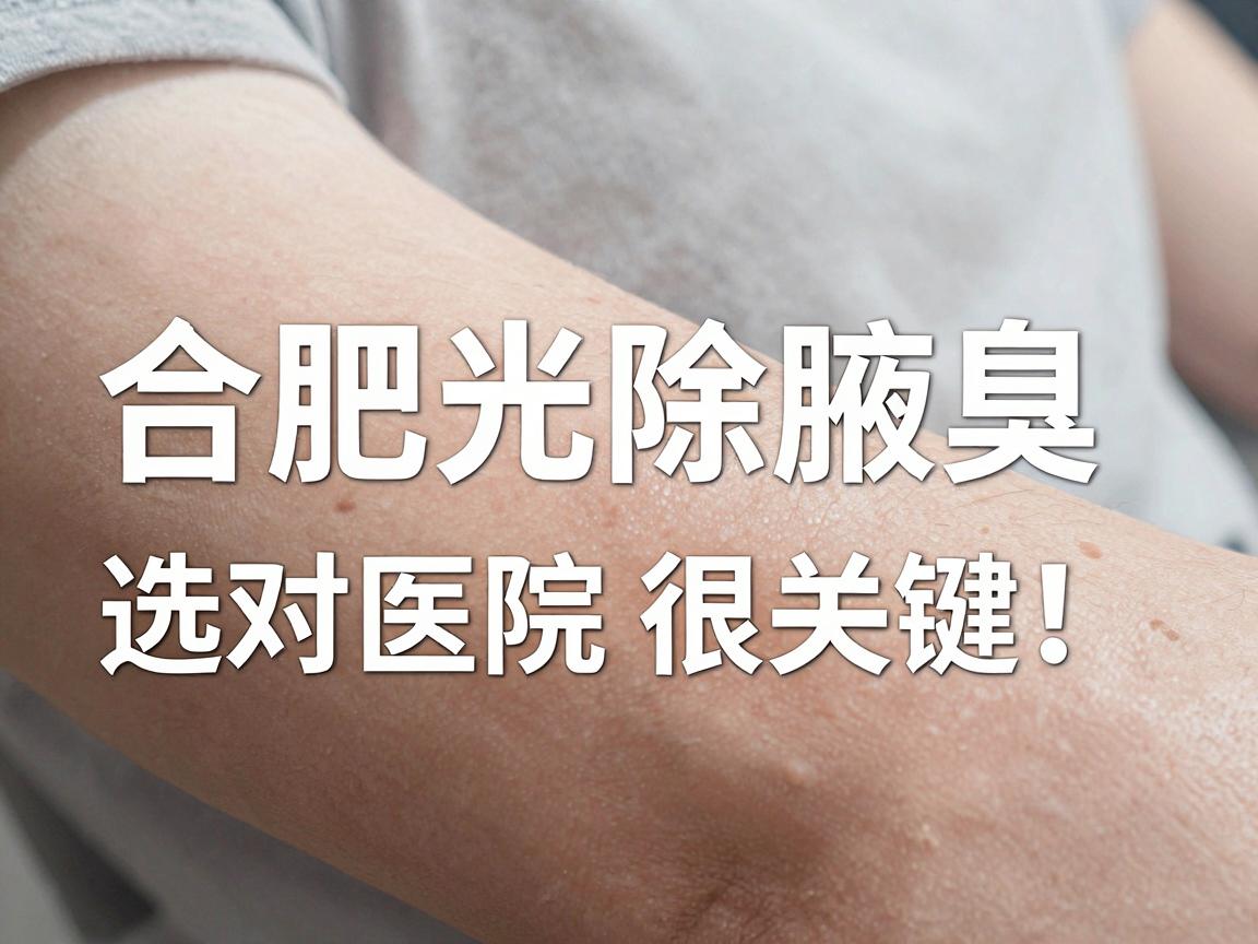 合肥激光除腋臭,选对医院很关键!你的腋臭激光攻略请收好 合肥激光除腋臭,选对医院很关键!你的腋臭激光攻略请收好