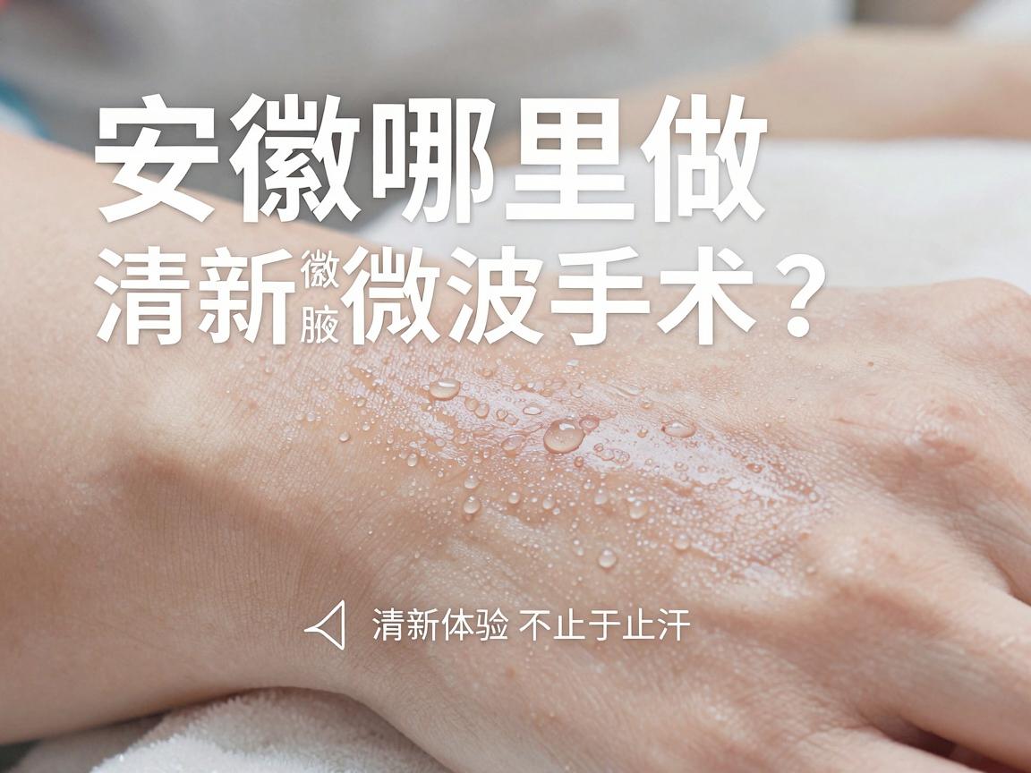 安徽哪里做清新微波手术？清新微波治疗腋臭，清新体验不止于止汗