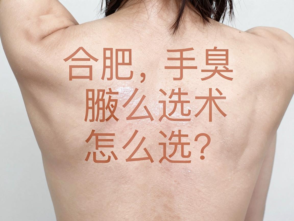 合肥腋臭手术怎么选?从腋臭手术到腋臭术后,这篇腋臭护理全攻略请收好 合肥腋臭手术怎么选?从腋臭手术到腋臭术后,这篇腋臭护理全攻略请收好