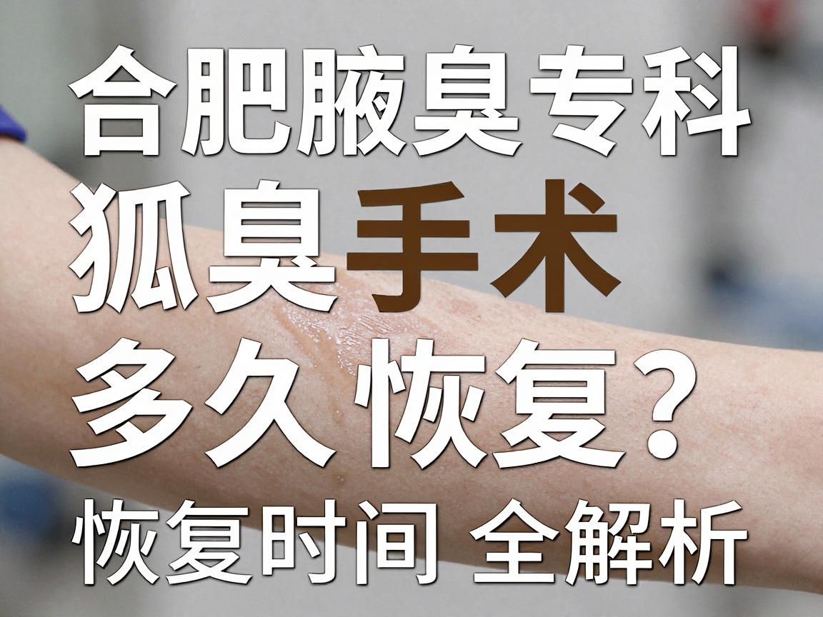 合肥腋秀腋臭专科,狐臭手术多久恢复?恢复时间全解析 合肥腋秀腋臭专科,狐臭手术多久恢复?恢复时间全解析