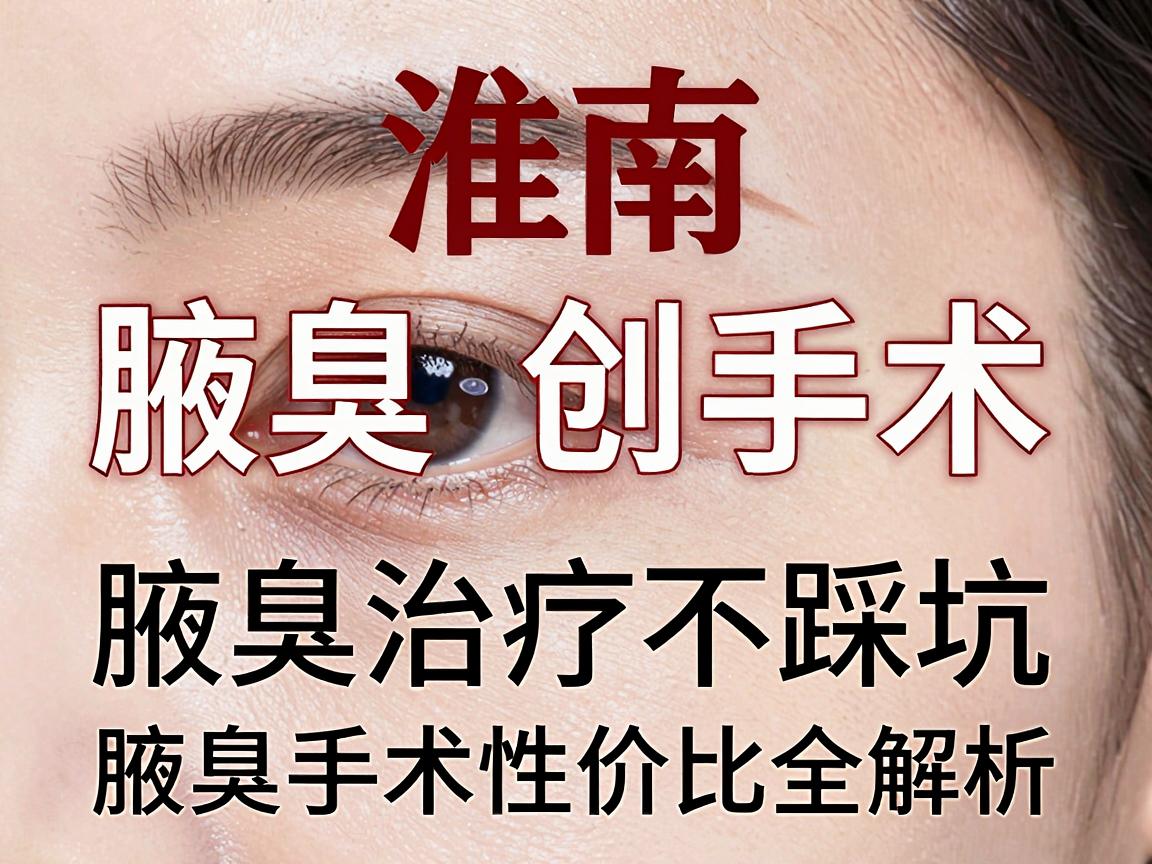 淮南腋臭微创手术价格揭秘，腋臭治疗不踩坑，腋臭手术性价比全解析