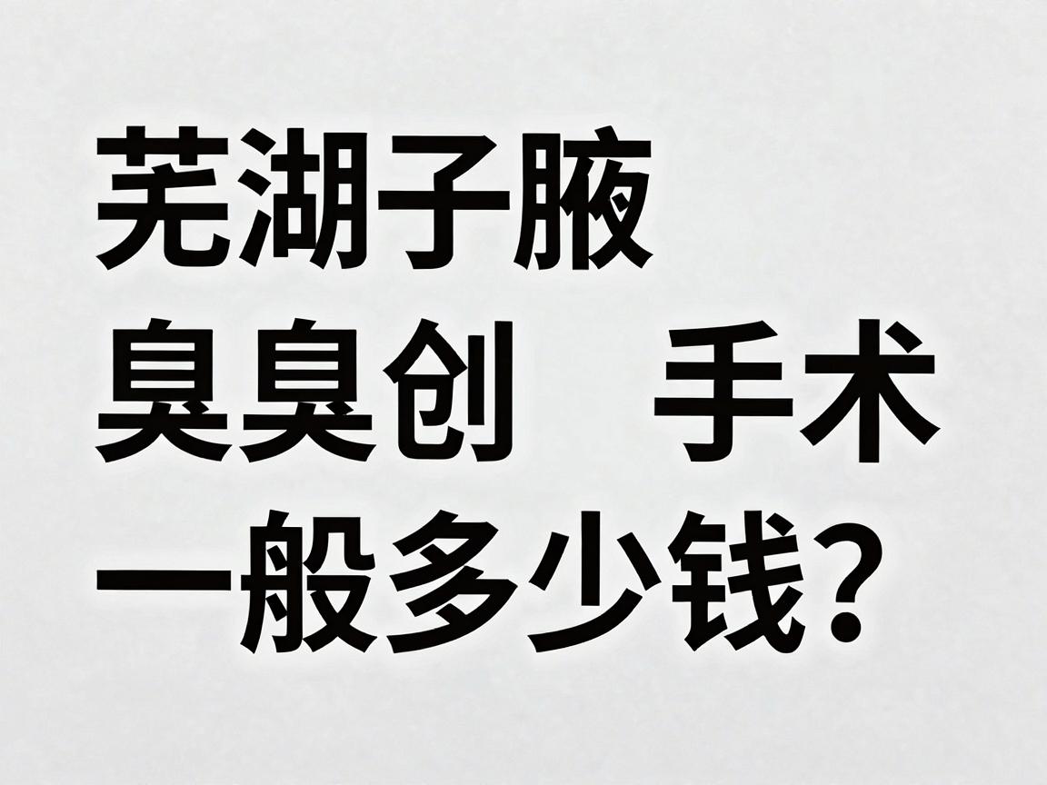芜湖腋臭微创手术一般多少钱?一文解析芜湖腋臭手术费用,帮你算清芜湖腋臭微创账 芜湖腋臭微创手术一般多少钱?一文解析芜湖腋臭手术费用,帮你算清芜湖腋臭微创账