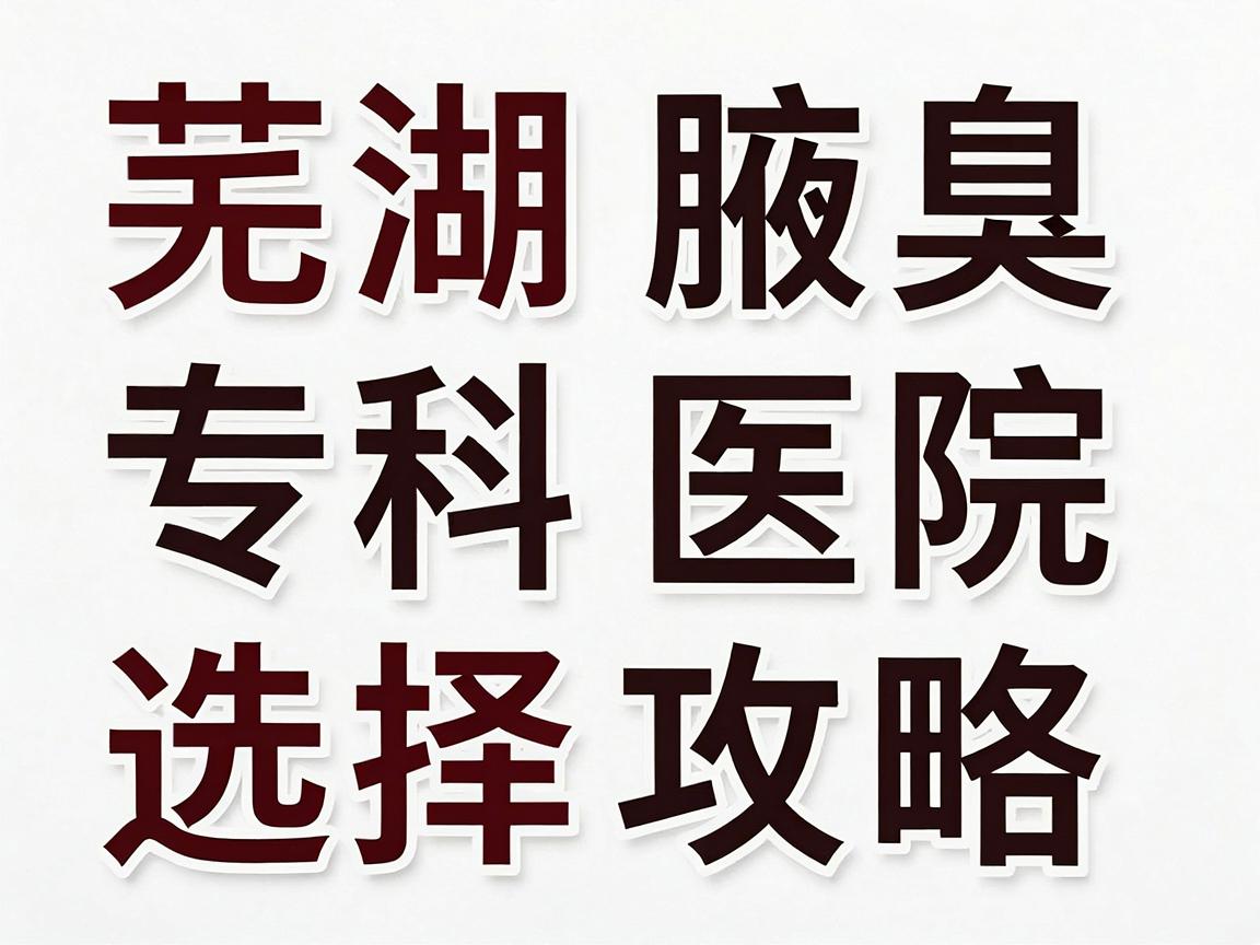 芜湖腋臭治疗哪家好?芜湖腋臭专科医院选择攻略来了 芜湖腋臭治疗哪家好?芜湖腋臭专科医院选择攻略来了