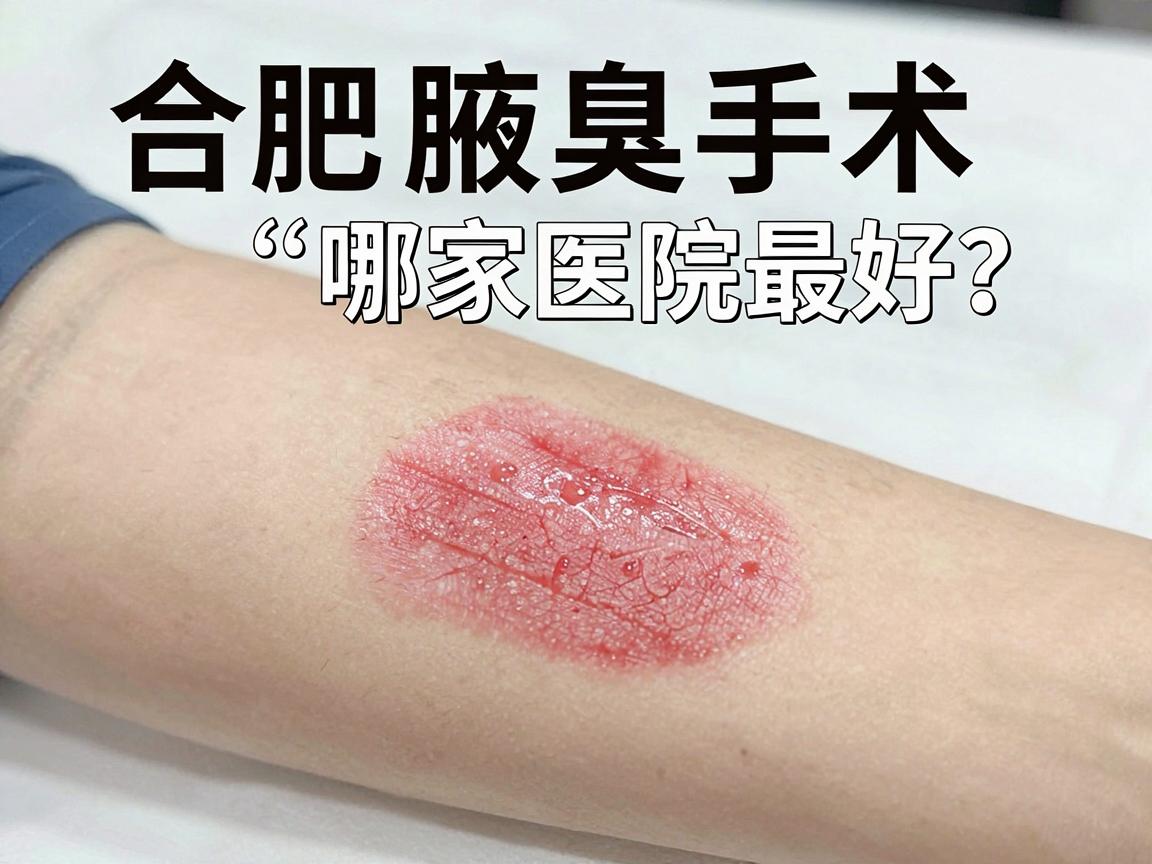 合肥腋臭手术哪家医院最好？选对医院，告别腋臭烦恼