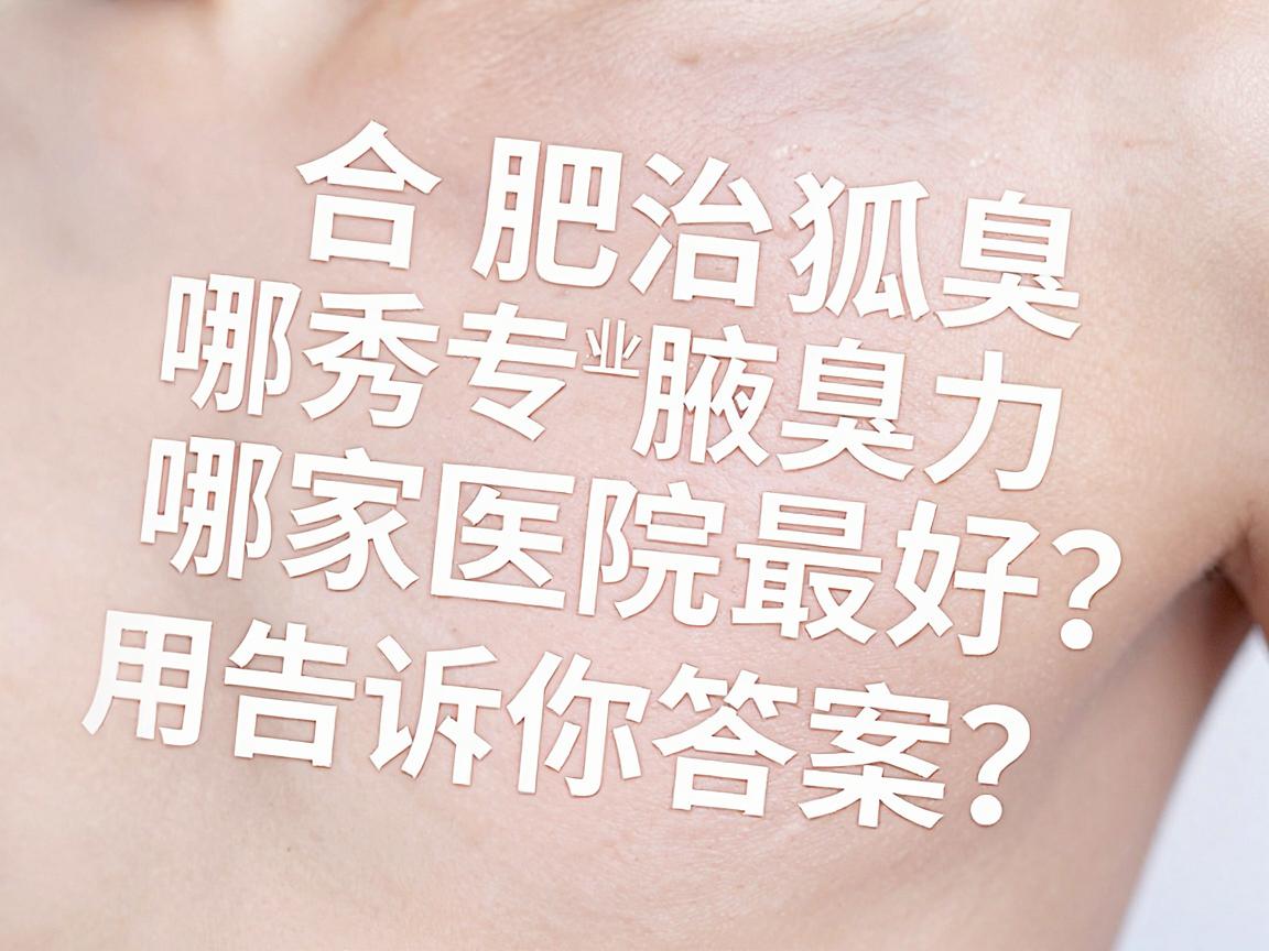 合肥治狐臭哪家医院最好?腋秀腋臭专科用专业实力告诉你答案 合肥治狐臭哪家医院最好?腋秀腋臭专科用专业实力告诉你答案