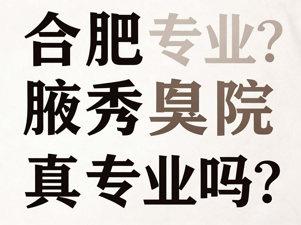 合肥腋秀腋臭医院专业吗?专业实力真专业吗?一篇讲透专业细节 合肥腋秀腋臭医院专业吗?专业实力真专业吗?一篇讲透专业细节