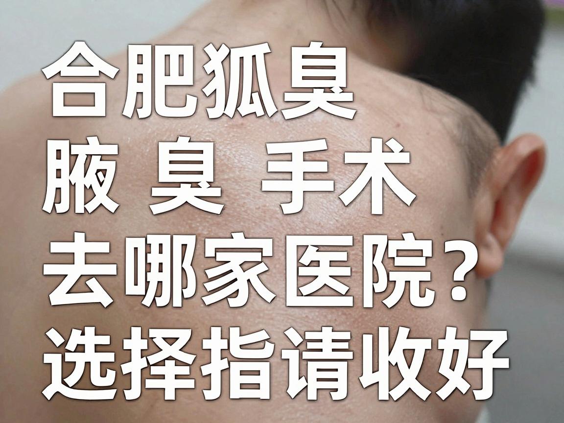合肥腋臭手术去哪家医院?这份合肥狐臭手术医院选择指南请收好 合肥腋臭手术去哪家医院?这份合肥狐臭手术医院选择指南请收好