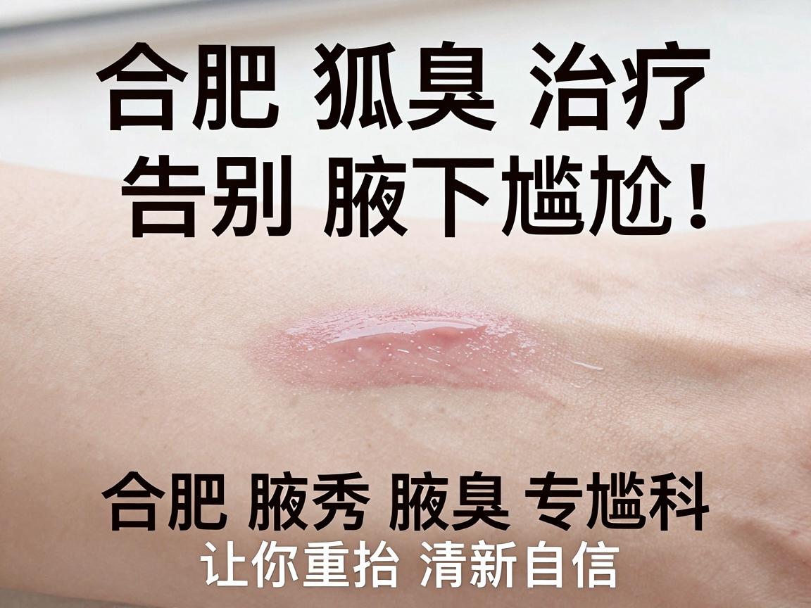 合肥狐臭治疗,告别腋下尴尬,合肥腋秀腋臭专科让你重拾清新自信 合肥狐臭治疗,告别腋下尴尬,合肥腋秀腋臭专科让你重拾清新自信