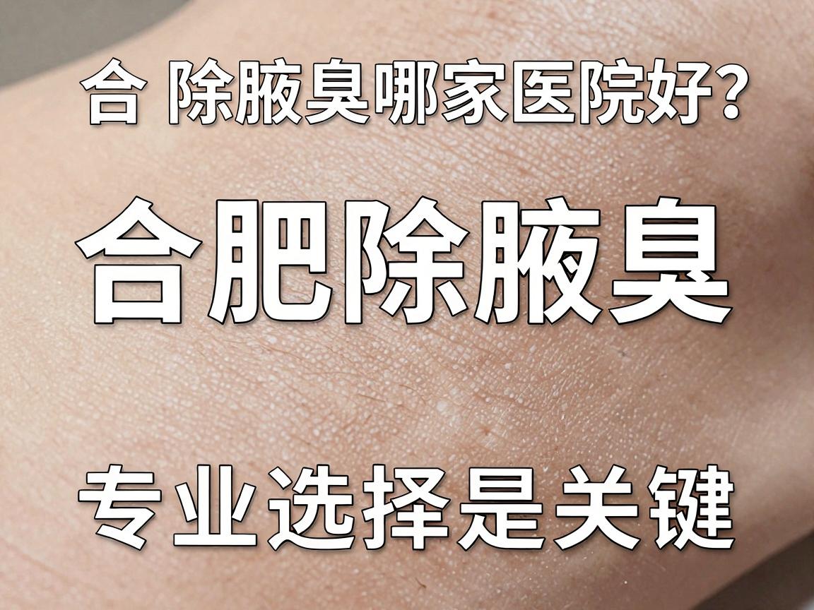 合肥除腋臭哪家医院好?合肥除腋臭,专业选择是关键 合肥除腋臭哪家医院好?合肥除腋臭,专业选择是关键
