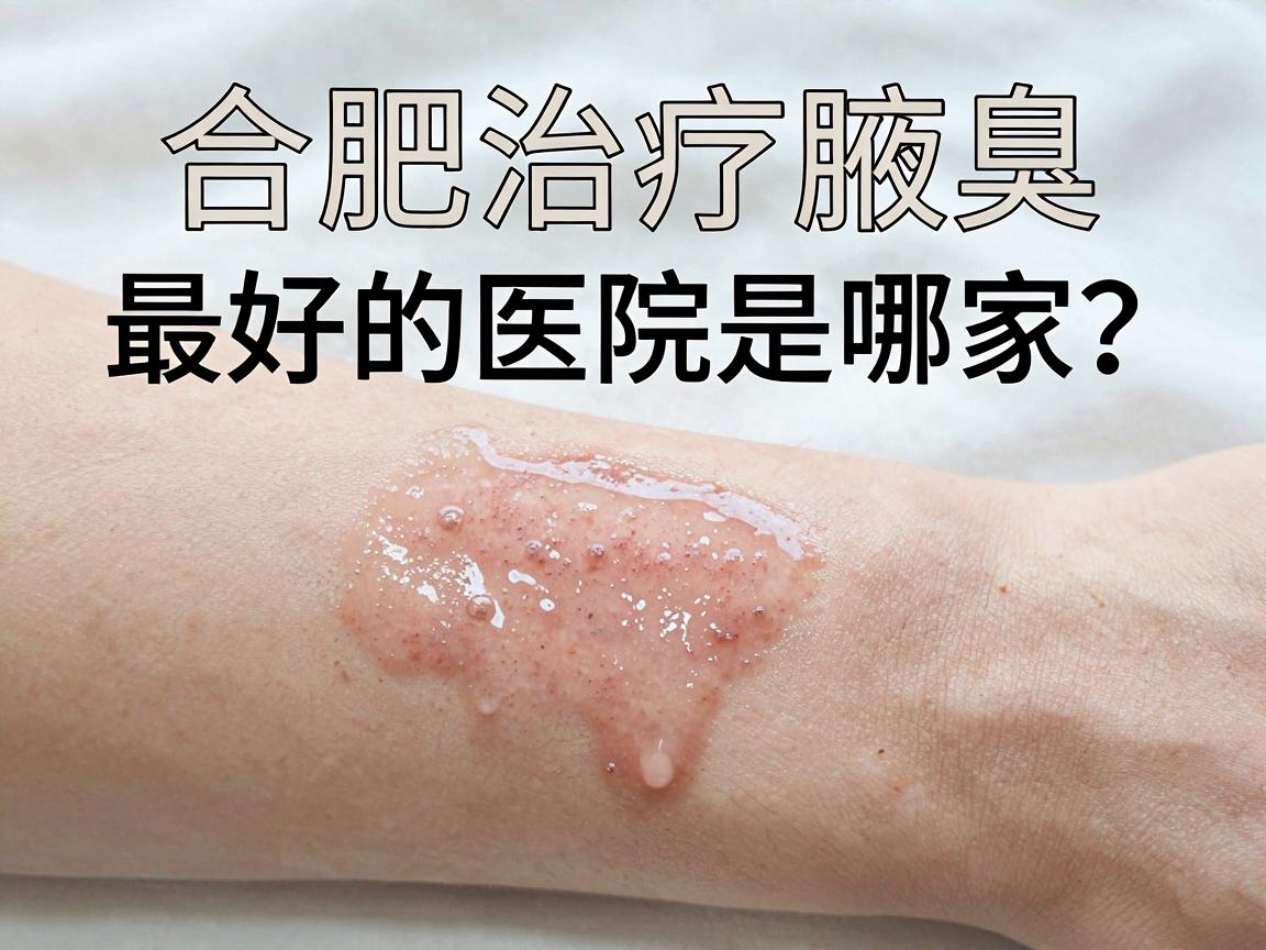 合肥治疗腋臭最好的医院是哪家？深度解析腋臭治疗医院的选择关键
