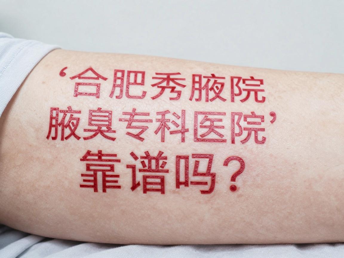 合肥腋秀腋臭专科医院靠谱吗?从实地探访到护理,合肥腋秀医院的腋臭诊疗到底靠不靠谱? 合肥腋秀腋臭专科医院靠谱吗?从实地探访到护理,合肥腋秀医院的腋臭诊疗到底靠不靠谱?