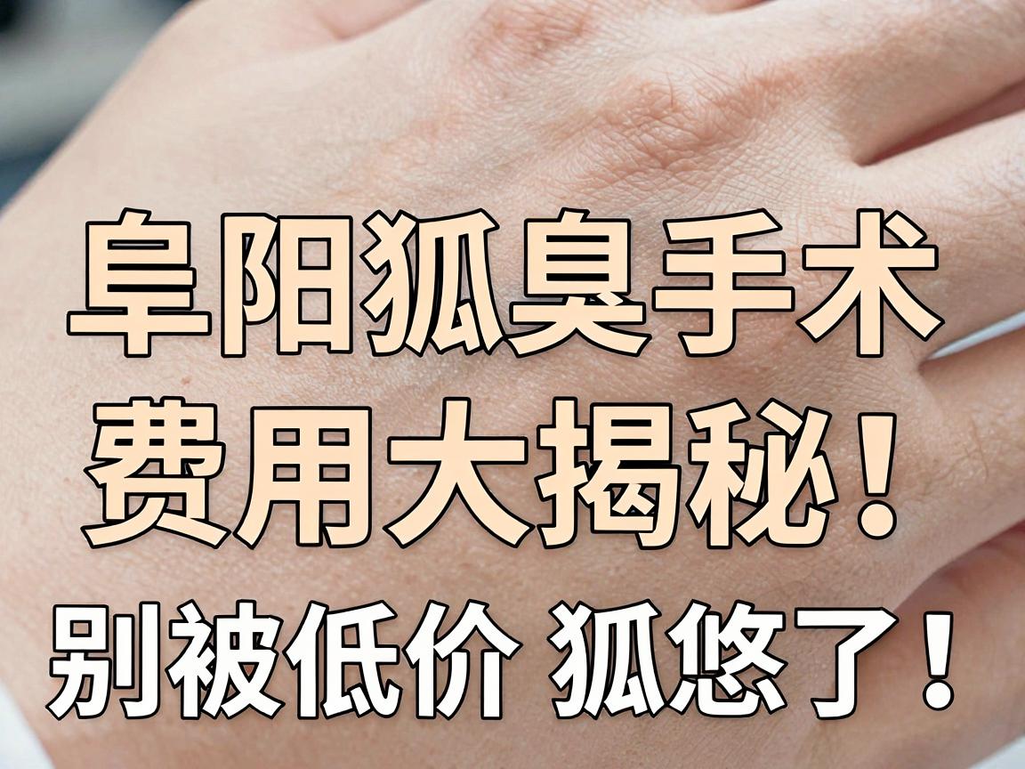 阜阳狐臭手术多少钱?阜阳狐臭手术费用大揭秘,别被低价狐悠了! 阜阳狐臭手术多少钱?阜阳狐臭手术费用大揭秘,别被低价狐悠了!