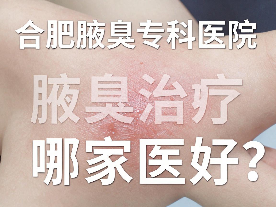 合肥腋臭治疗哪家医院好？合肥腋臭专科医院深度解析