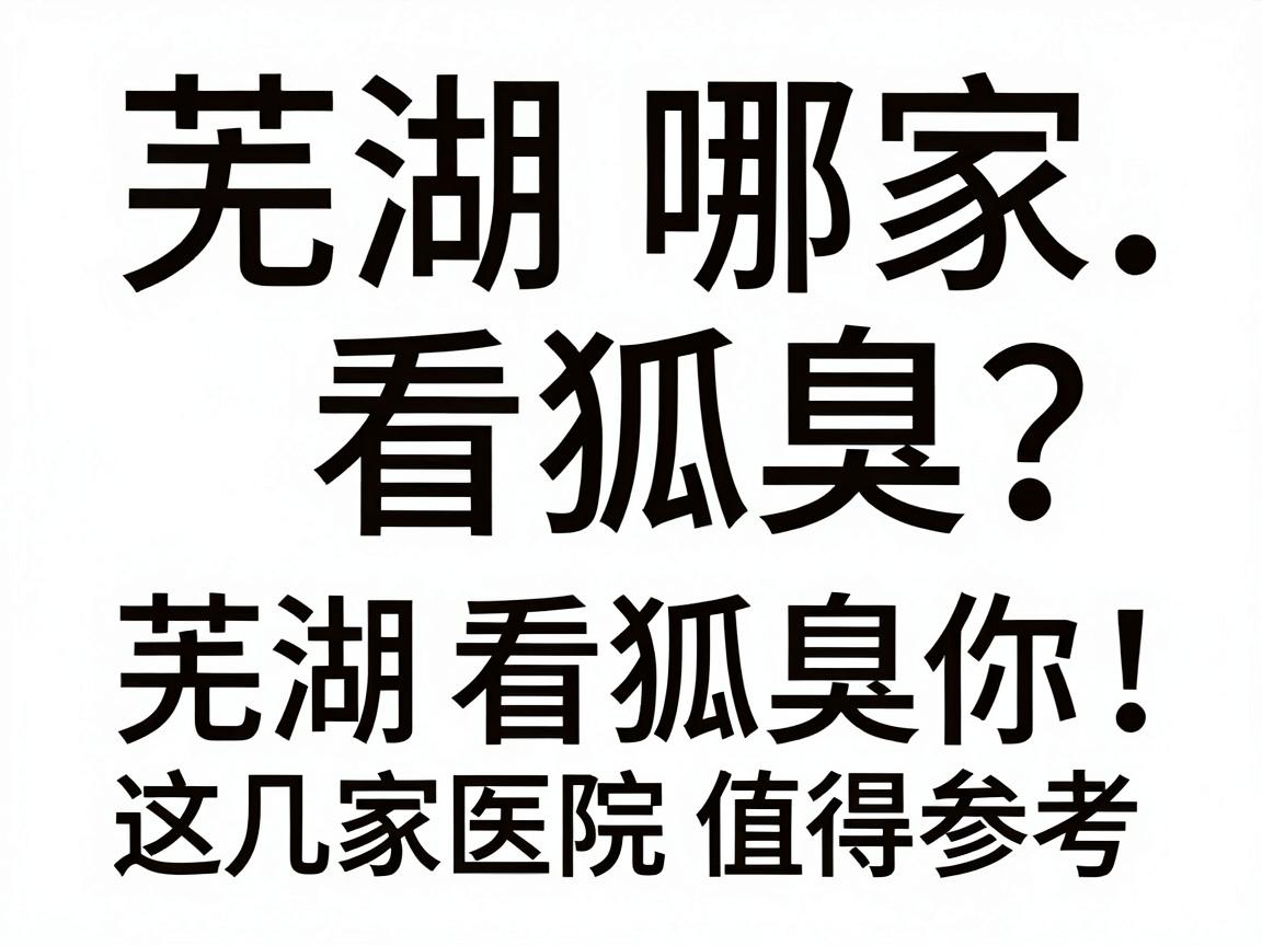 芜湖哪家医院看狐臭?专业医生告诉你,芜湖看狐臭,这几家医院值得参考 芜湖哪家医院看狐臭?专业医生告诉你,芜湖看狐臭,这几家医院值得参考