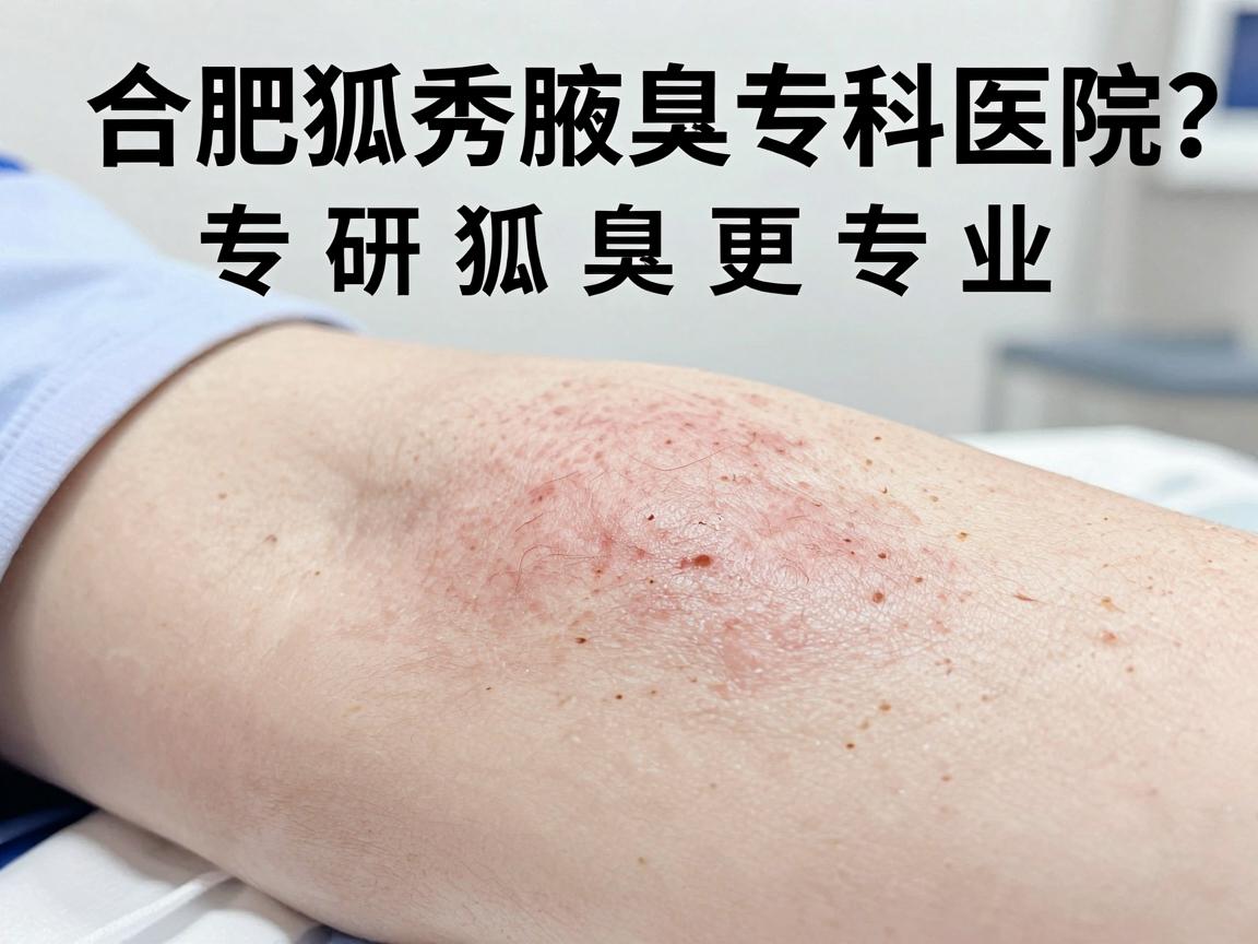 合肥狐臭手术哪家医院好？合肥腋秀腋臭专科医院，专研狐臭更专业