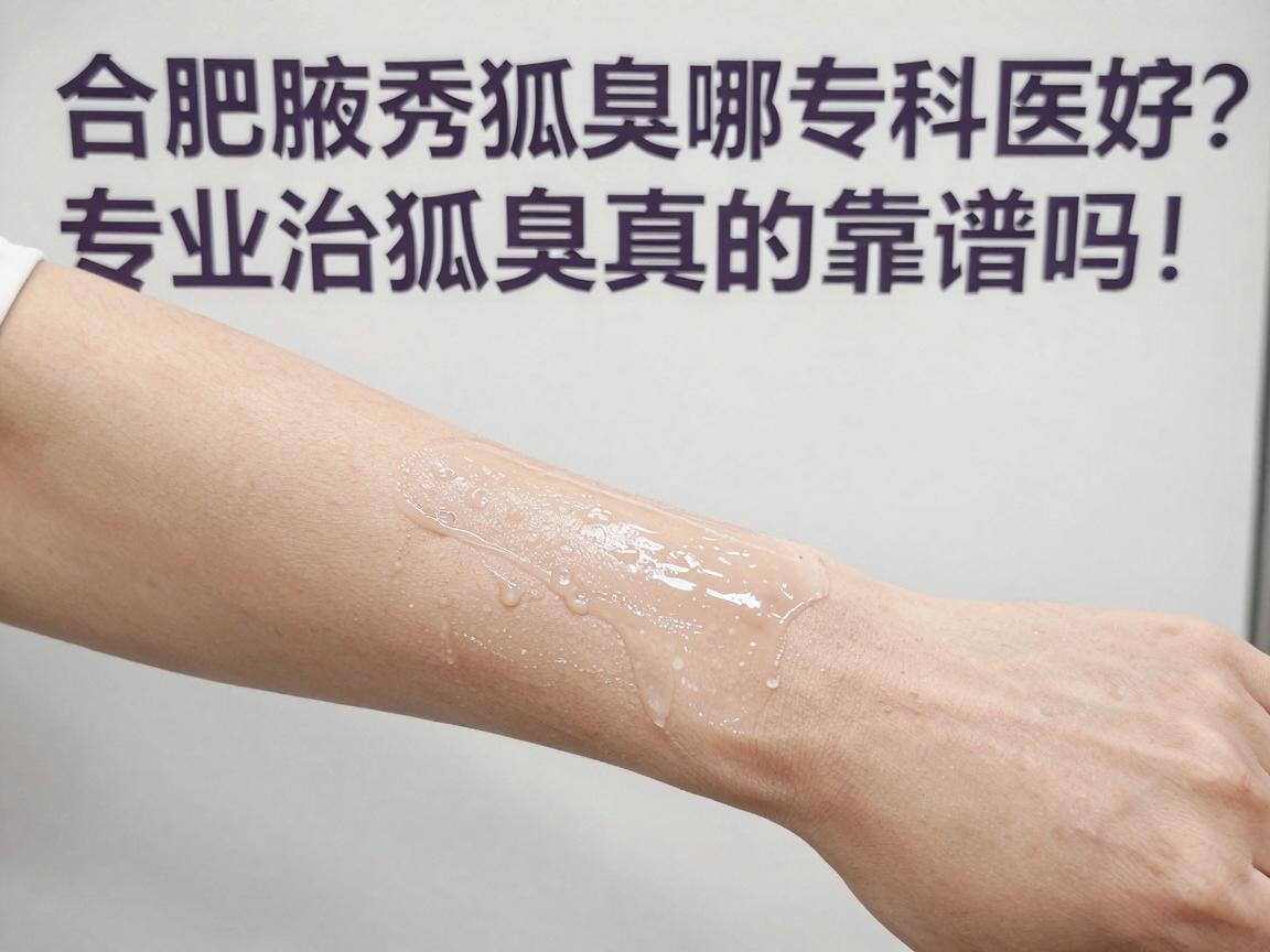 合肥治狐臭哪家医院好？合肥腋秀腋臭专科医院，专业治狐臭真的靠谱吗？