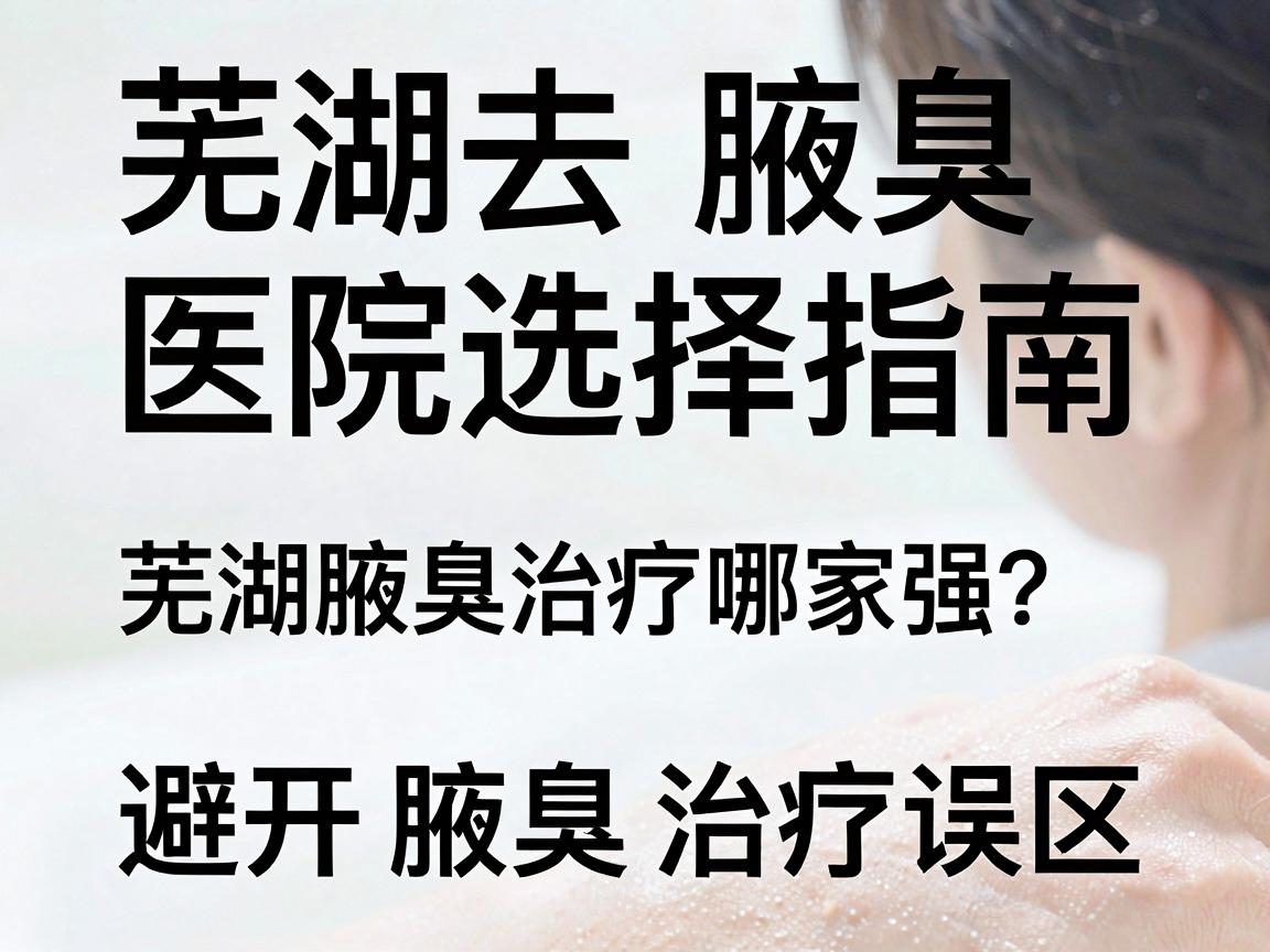 芜湖去腋臭医院选择指南,芜湖腋臭治疗哪家强?专家教你避开腋臭治疗误区 芜湖去腋臭医院选择指南,芜湖腋臭治疗哪家强?专家教你避开腋臭治疗误区
