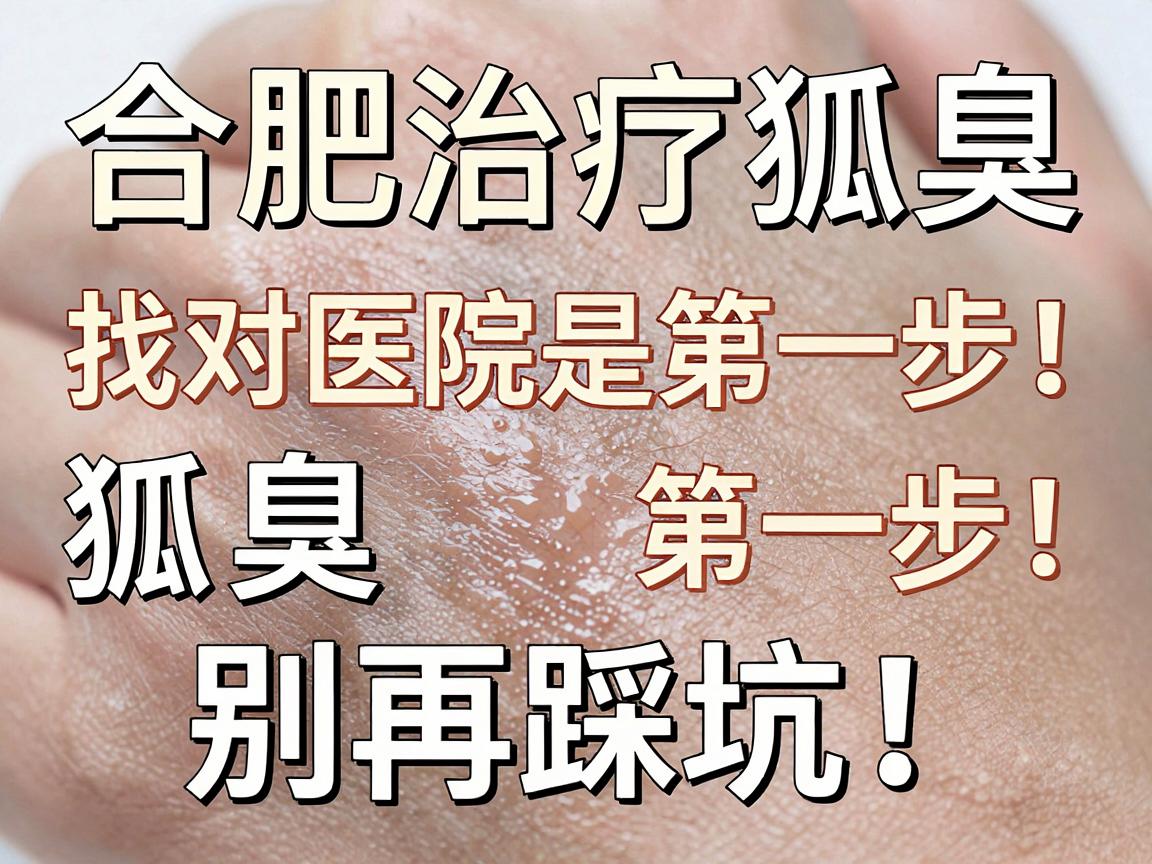 合肥治疗狐臭，找对医院是第一步！合肥狐臭治疗，别再踩坑！